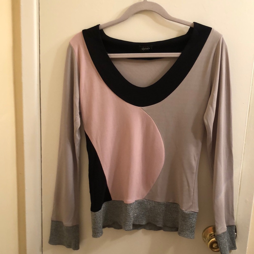 Light top. Multicolor. Made in France